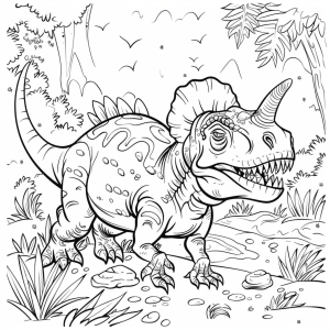 Dinosaur Coloring Pages – Free Printable