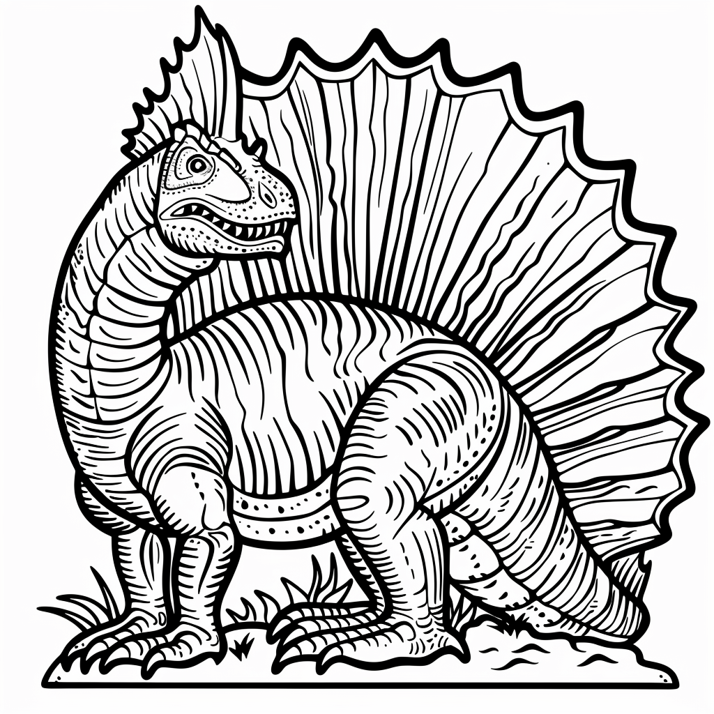 Dinosaur Coloring Pages - Free Printable - DrawingEZ