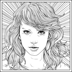 Free Cute Girl Coloring Page - Printable - DrawingEZ