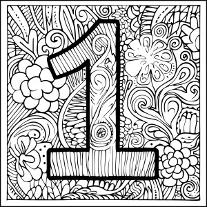 DrawingEZ - Free Printable Number Coloring Pages 0-9