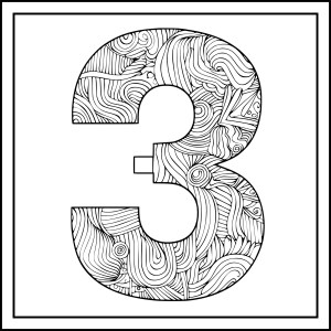 DrawingEZ - Free Printable Number Coloring Pages 0-9