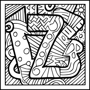 DrawingEZ - Free Printable Number Coloring Pages 0-9