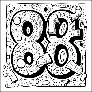DrawingEZ - Free Printable Number Coloring Pages 0-9